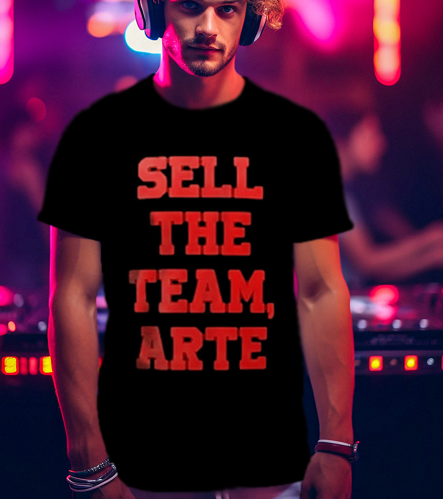 Sell The Team Arte Rallying Cry Fan Expression T-Shirt