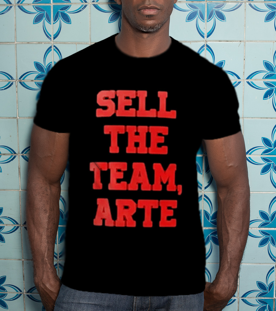 Sell The Team Arte Rallying Cry Fan Expression T-Shirt