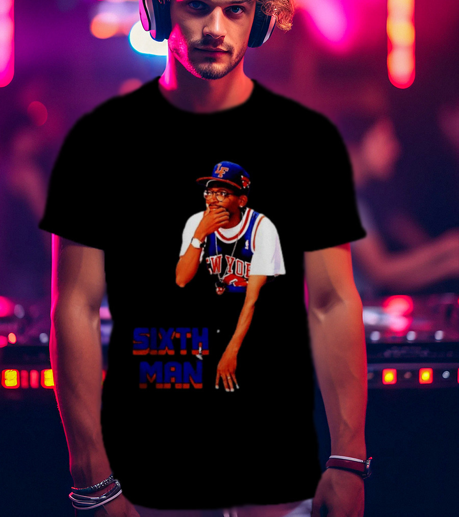 Spike Lee New York Knicks Sixth Man Yankees Cap T-Shirt