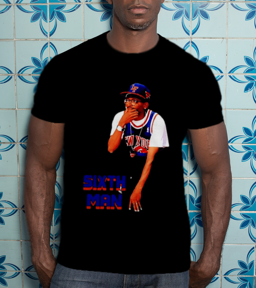 Spike Lee New York Knicks Sixth Man Yankees Cap T-Shirt
