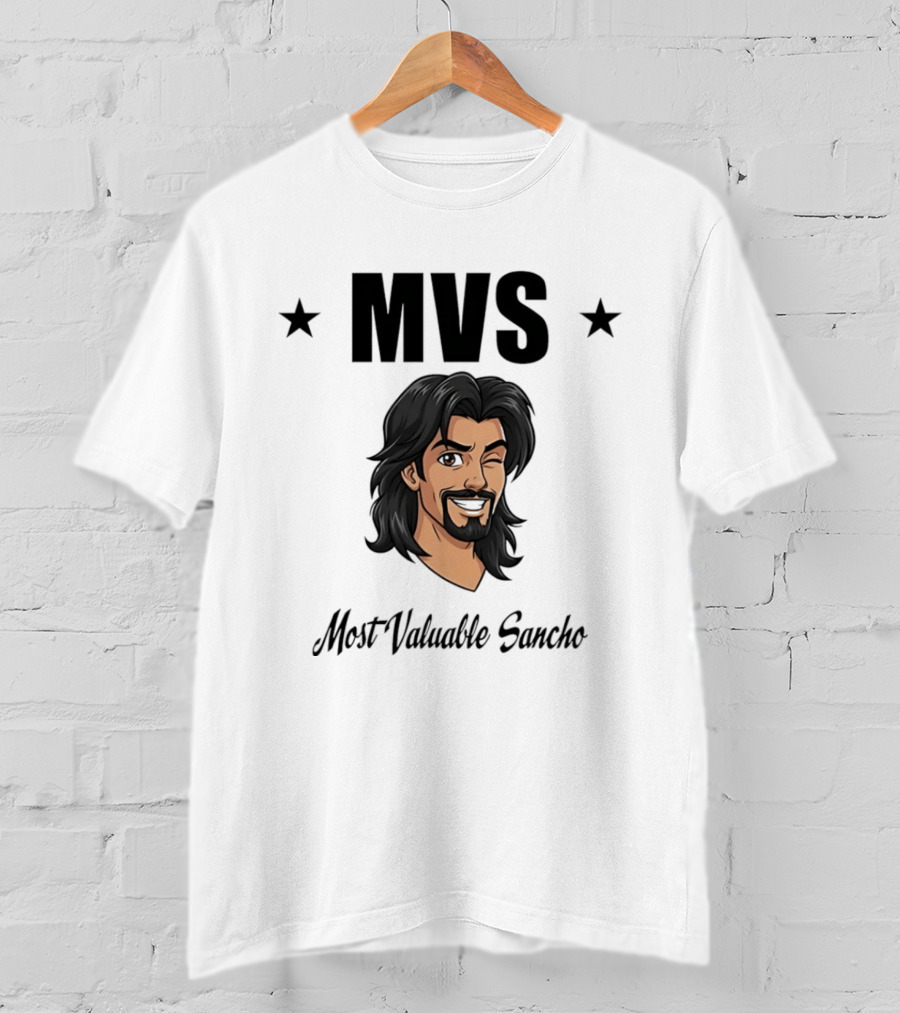 MVS Most Valuable Sancho Star Wink Humor T-Shirt
