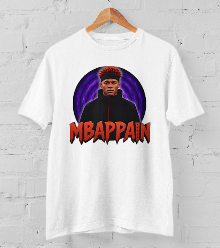 Mbappain Naruto Anime Crossover Meme T-Shirt