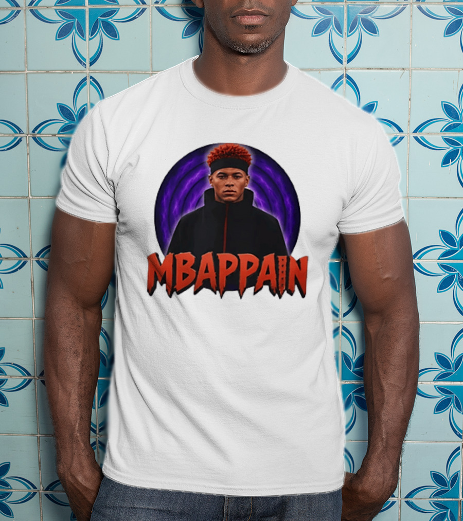Mbappain Naruto Anime Crossover Meme T-Shirt