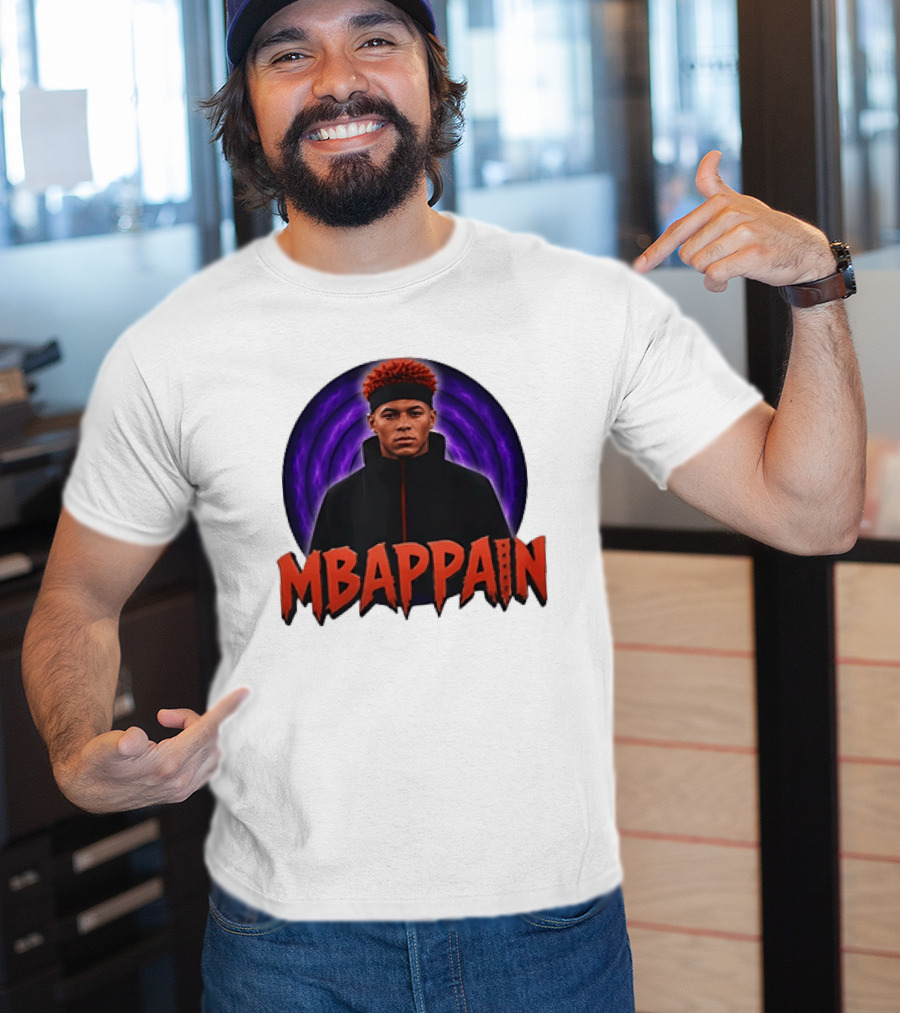 Mbappain Naruto Anime Crossover Meme T-Shirt