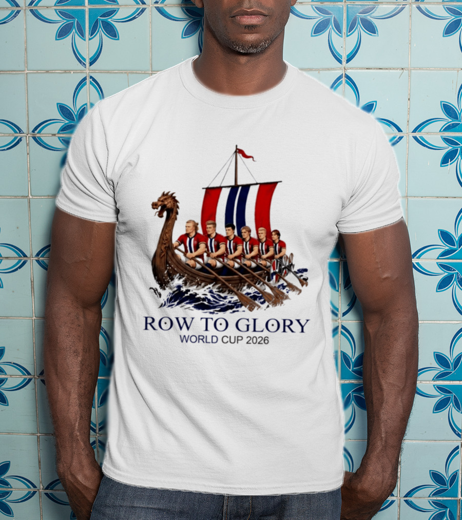Norway 2026 World Cup Row To Glory Viking Crew T-Shirt
