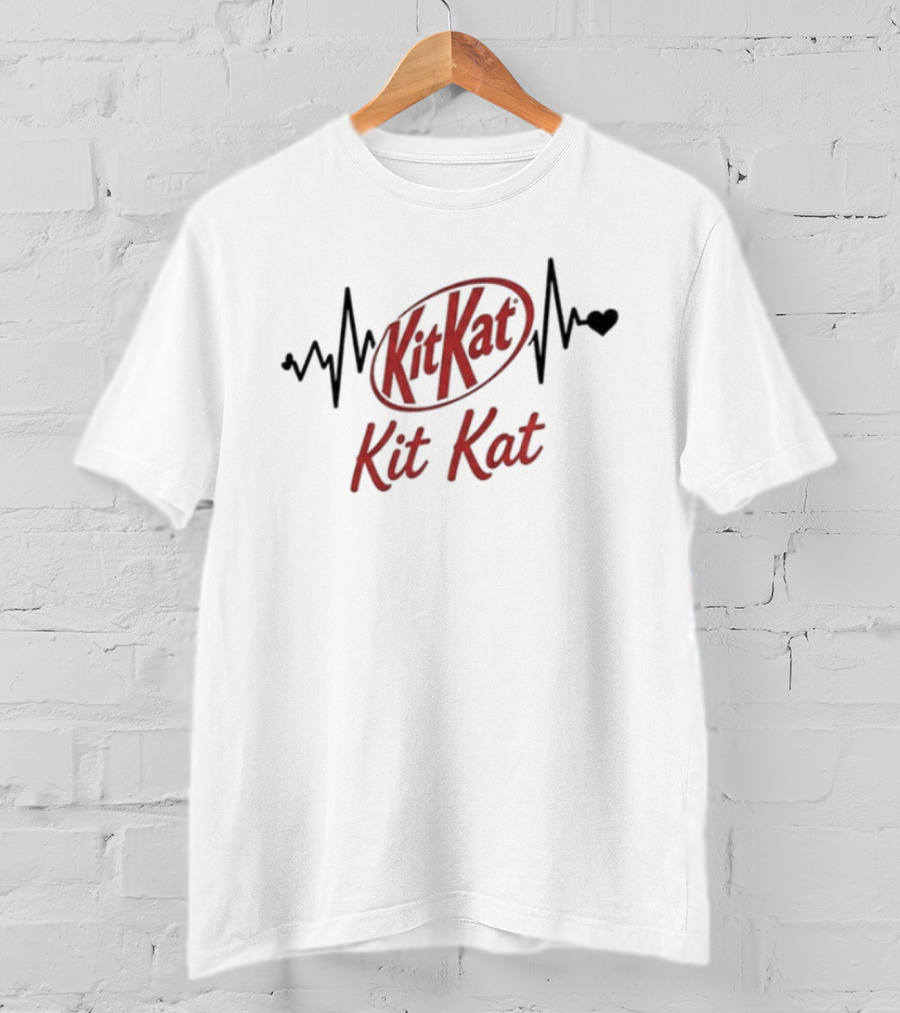 Heartbeat Kit Kat Addiction Lover T-Shirt
