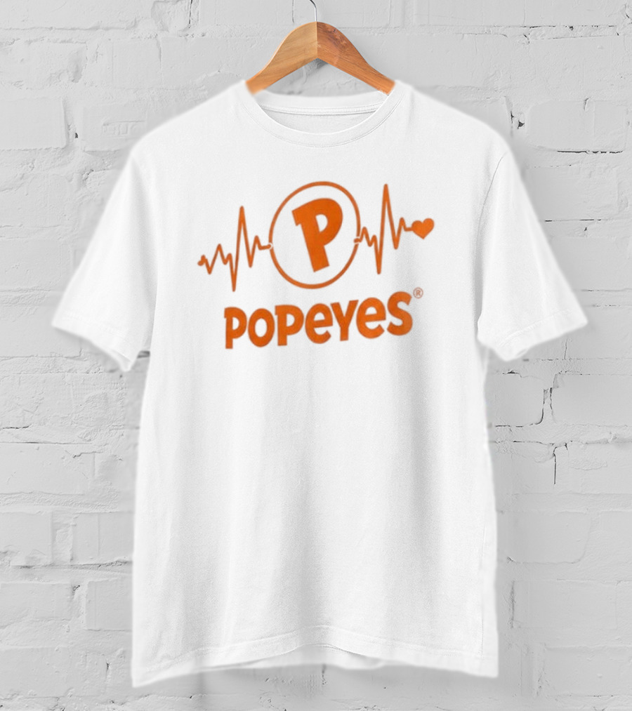 Heartbeat Lover Popeyes Addiction T-Shirt