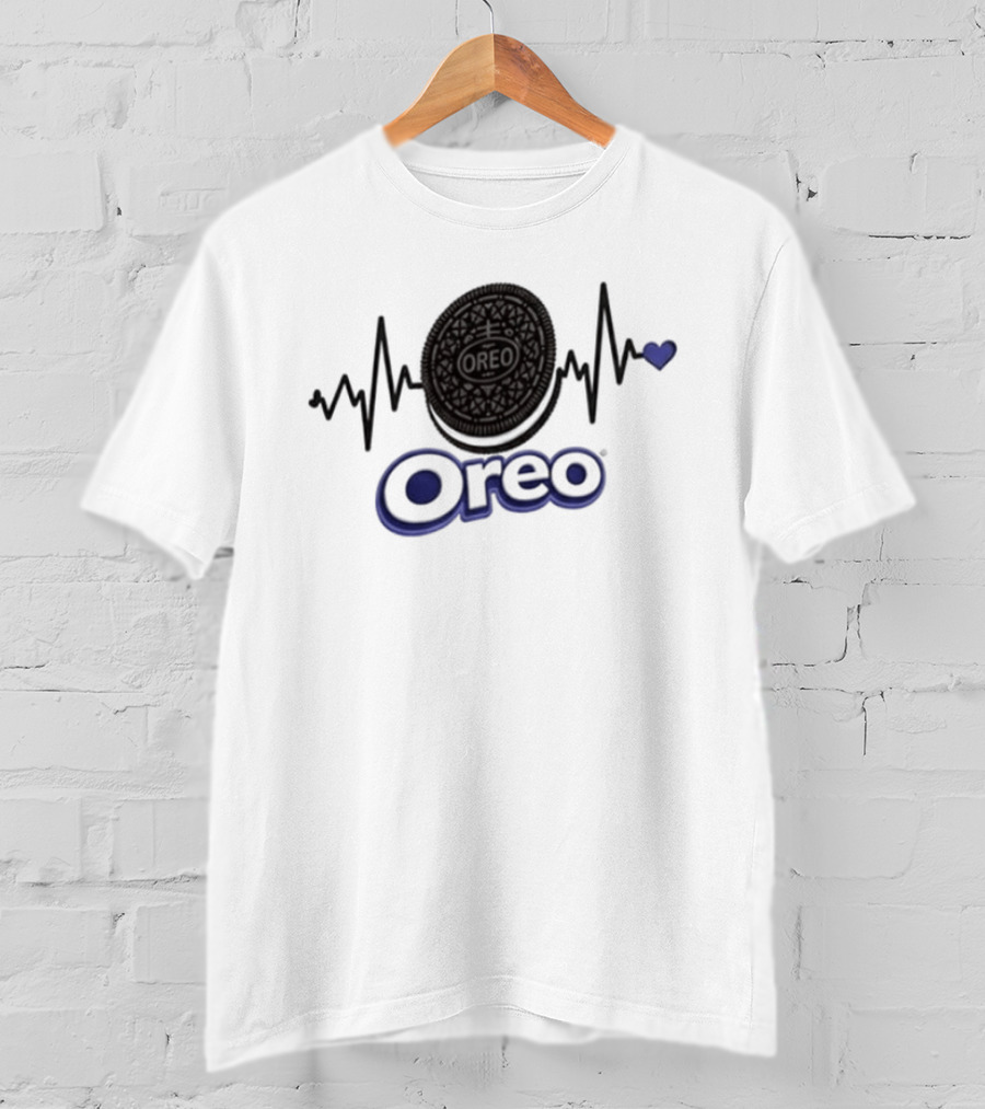 Heartbeat Oreo Addiction Lover T-Shirt