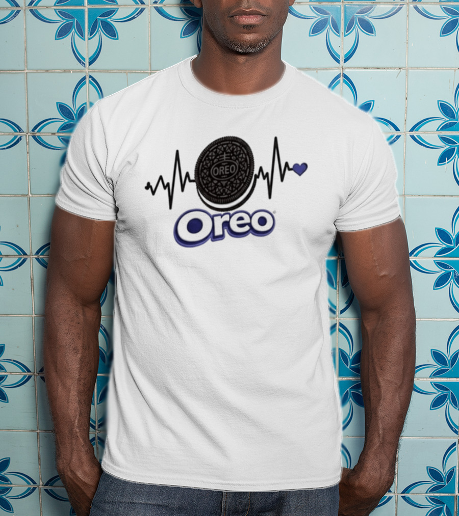 Heartbeat Oreo Addiction Lover T-Shirt