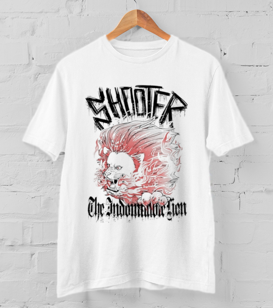 Shooter The Indomitable Lion Fierce Red Mane T-Shirt