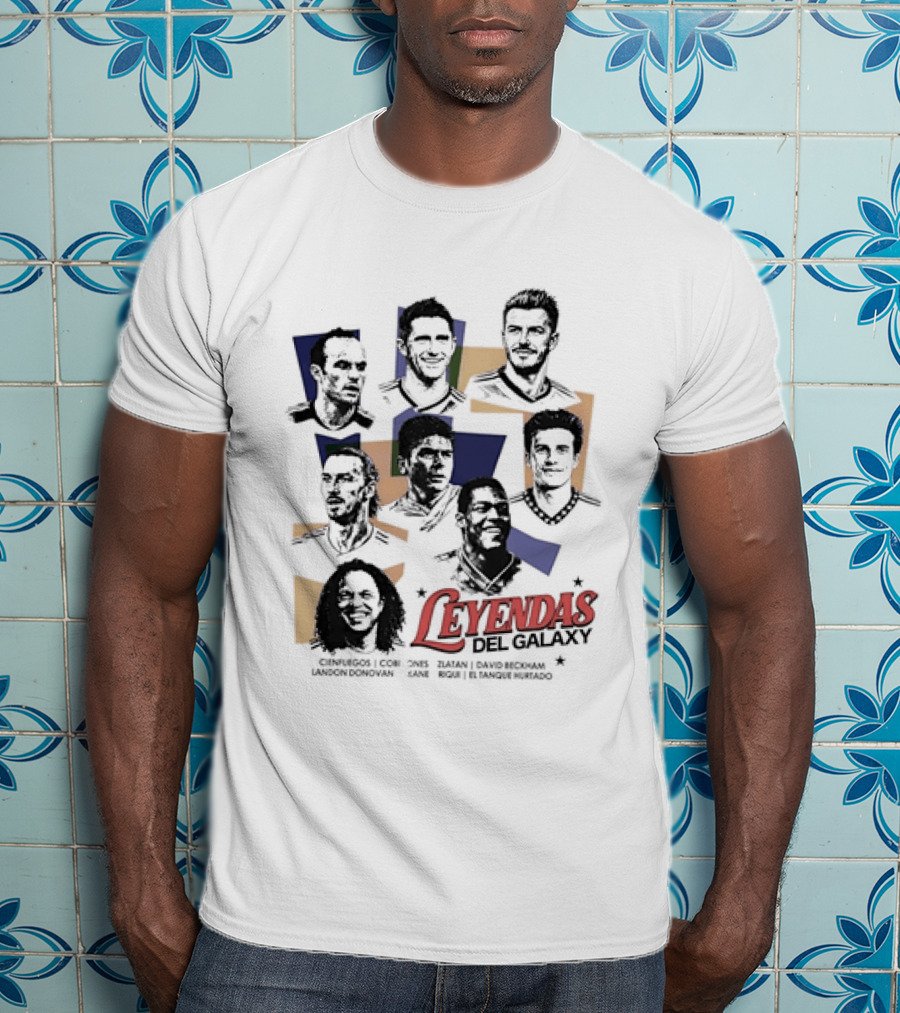Leyendas Del Galaxy Celebrating Iconic LA Galaxy Figures T-Shirt