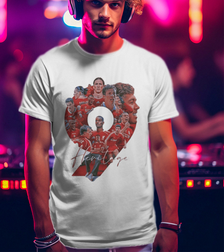 Liverpool FC Number 9 Heritage Legends T-Shirt