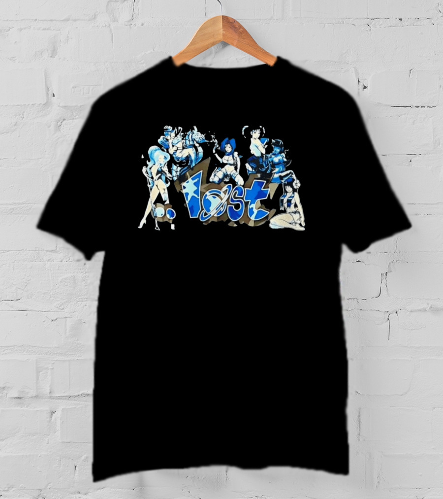 Lost Anime Girls With Weapons And Creatures T-Shirt