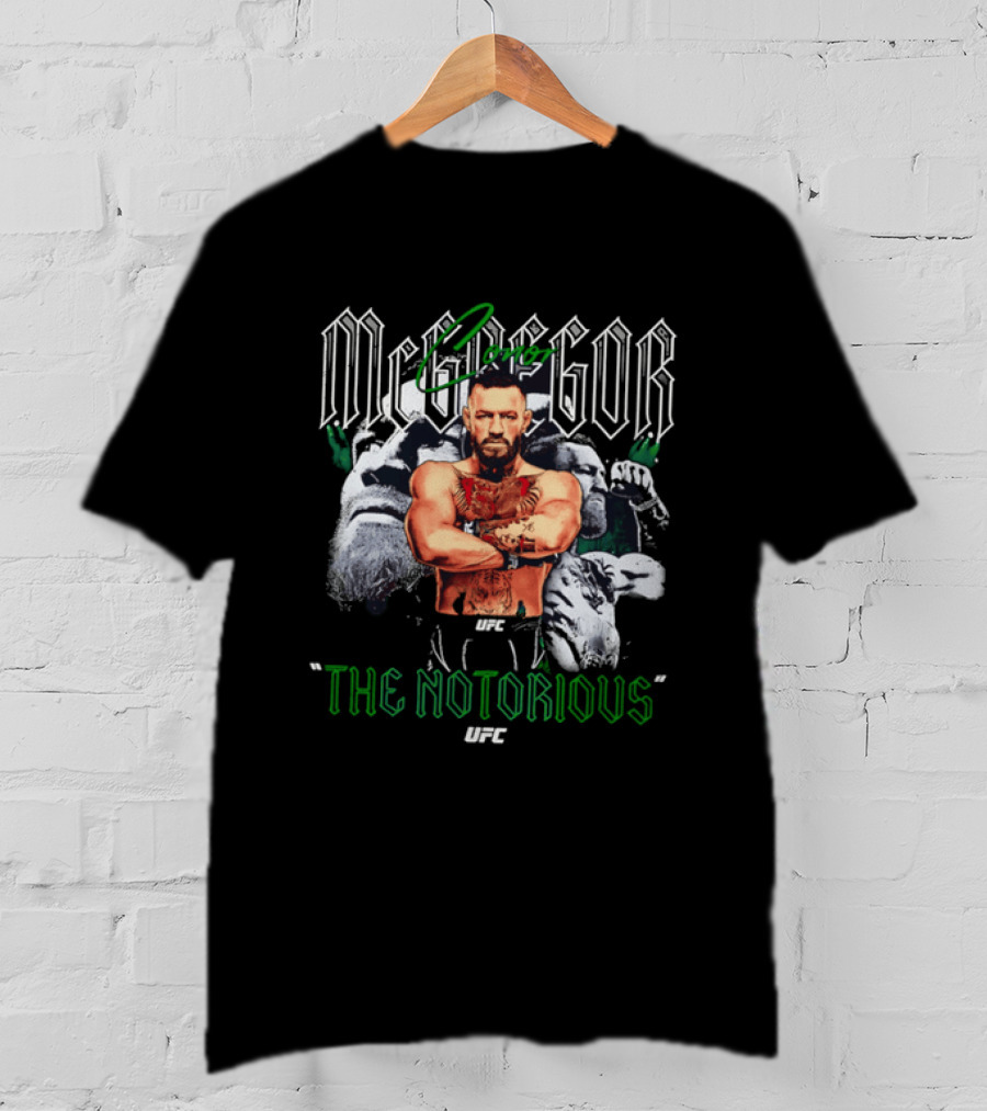 Conor McGregor The Notorious UFC Collage McGregor T-Shirt