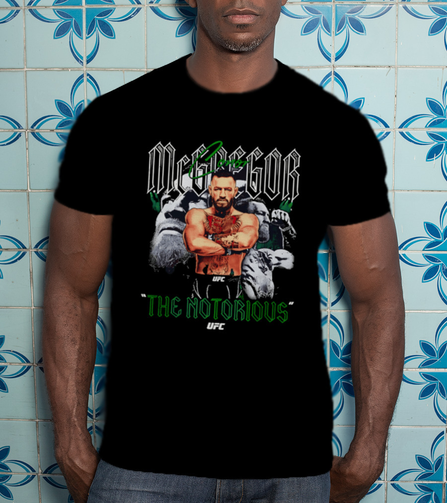 Conor McGregor The Notorious UFC Collage McGregor T-Shirt