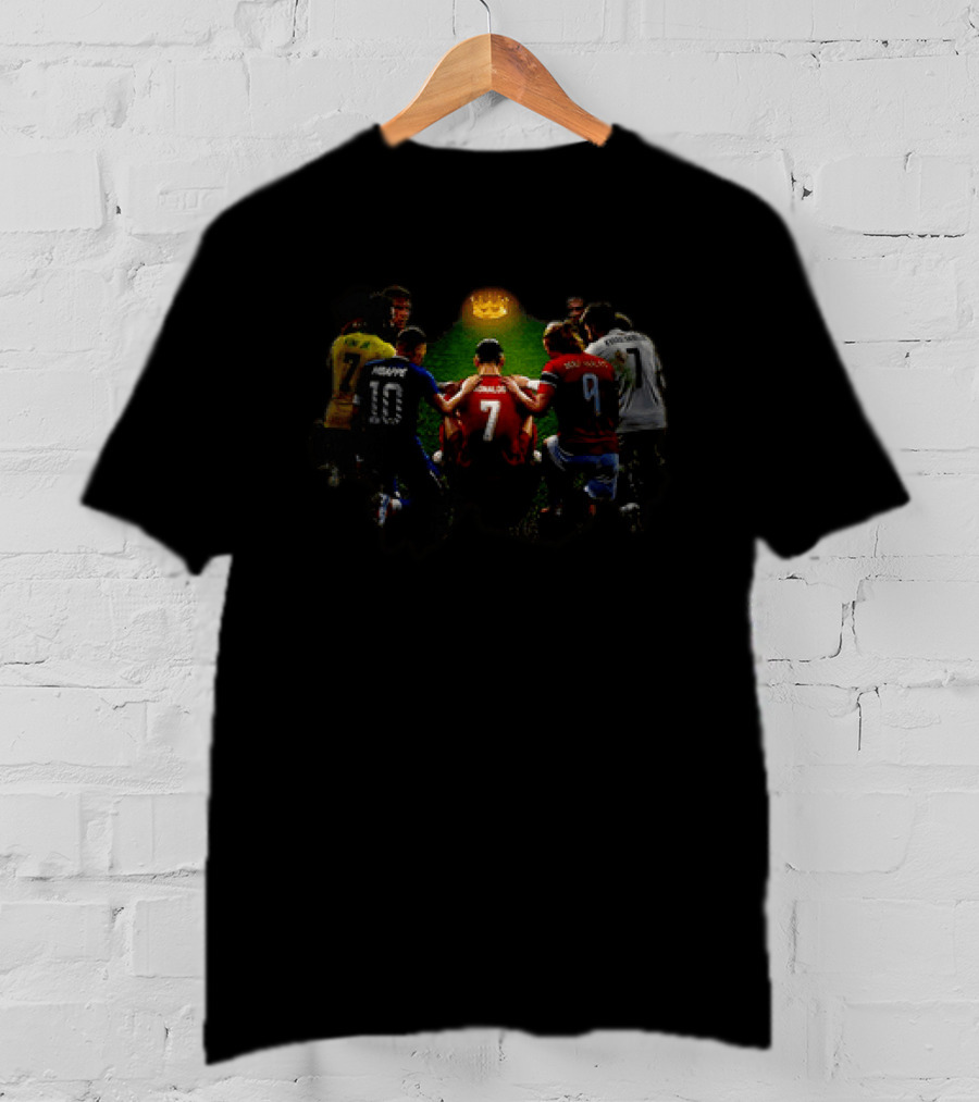 Cristiano Ronaldo Hated By Many Admired By More Mbappe Haaland Vini Jr Kvaratskhelia T-Shirt