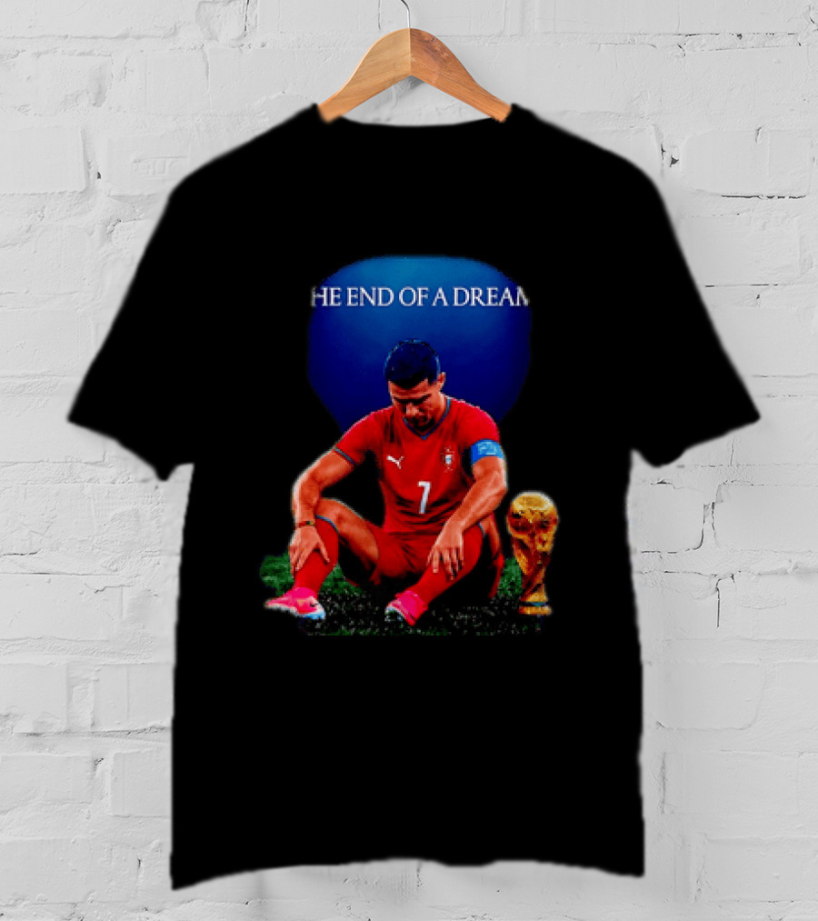 Cristiano Ronaldo The End Of A Dream Portugal No 7 World Cup Moment T-Shirt