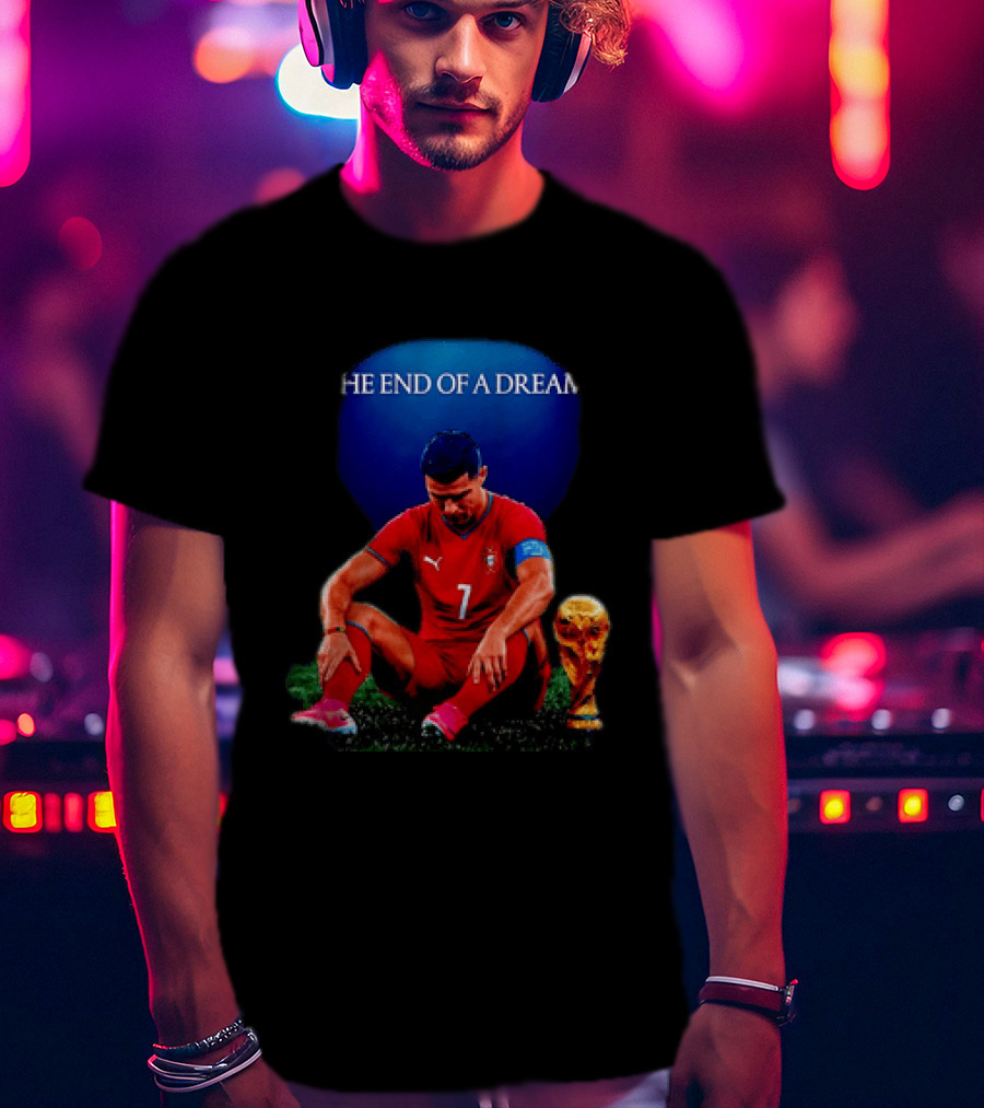 Cristiano Ronaldo The End Of A Dream Portugal No 7 World Cup Moment T-Shirt