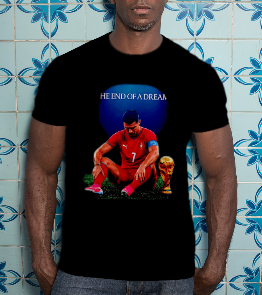 Cristiano Ronaldo The End Of A Dream Portugal No 7 World Cup Moment T-Shirt