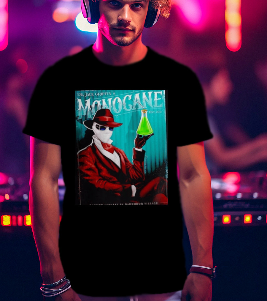 Dr Jack Griffin's Monocane Est 2011 Invisible Man T-Shirt