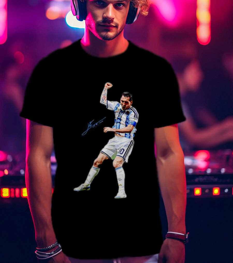 Messi The Comeback Argentina Football Unites The World Soccer Legend Victory Celebration T-Shirt