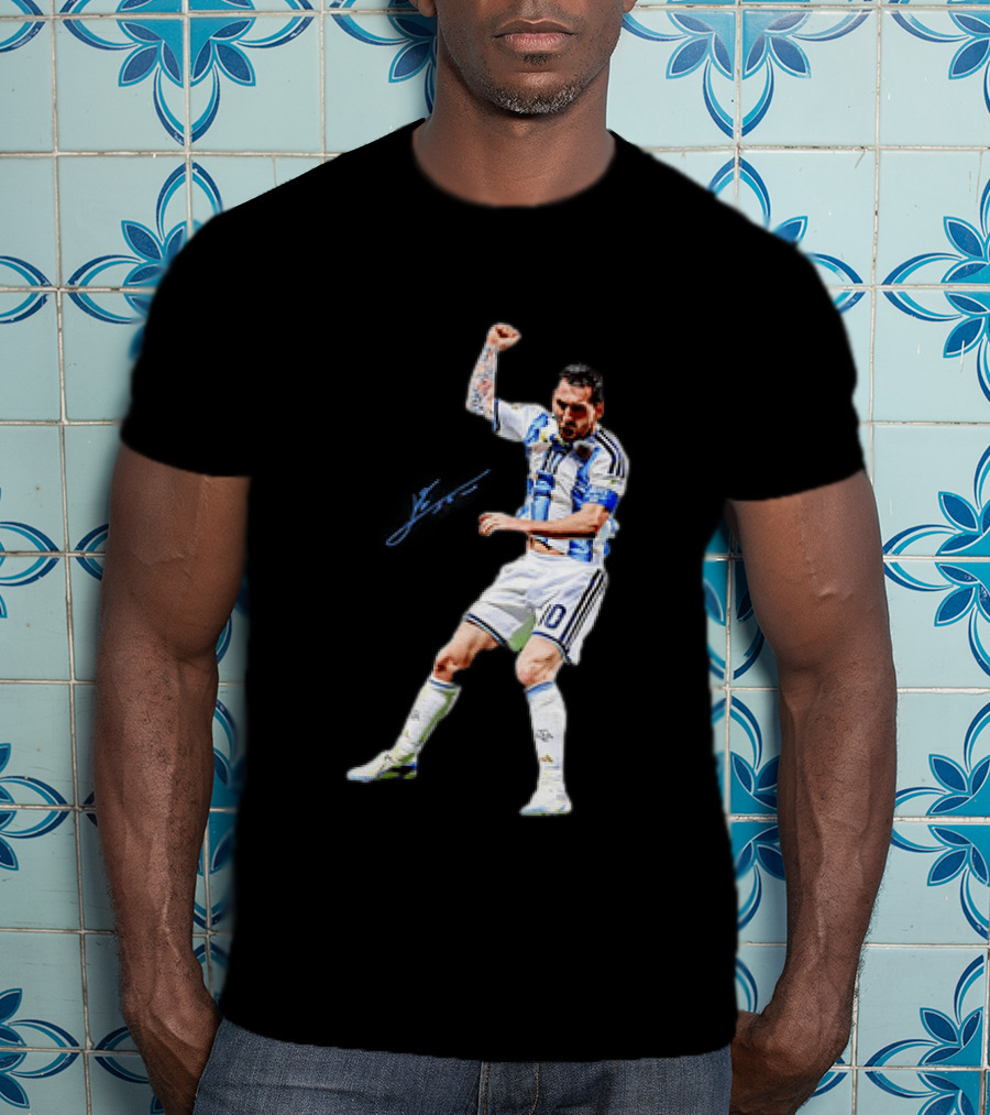 Messi The Comeback Argentina Football Unites The World Soccer Legend Victory Celebration T-Shirt
