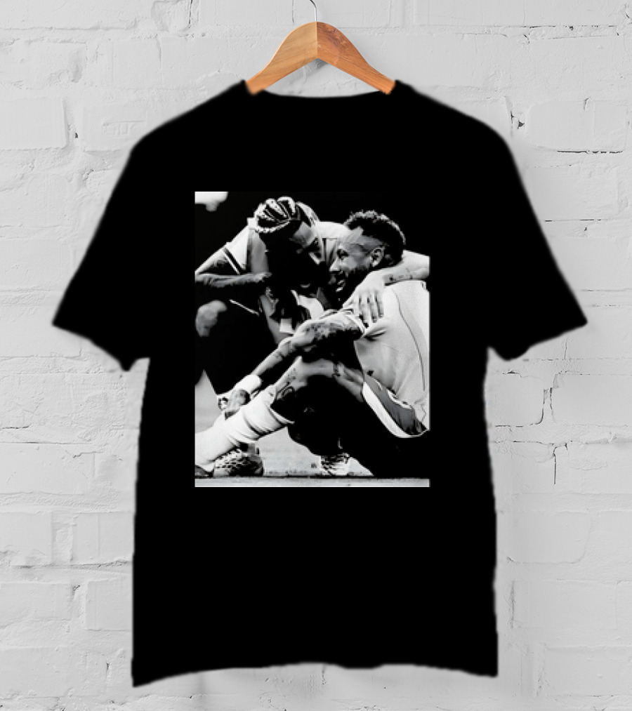 Neymar Jr And Raphinha Emotional Moment Brazil National Football Team T-Shirt