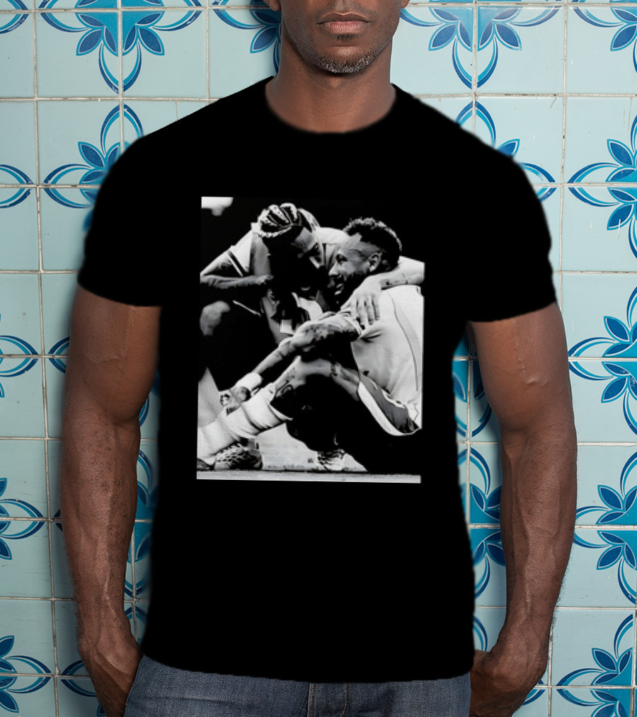 Neymar Jr And Raphinha Emotional Moment Brazil National Football Team T-Shirt