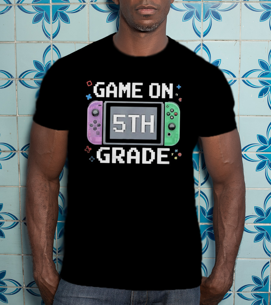 Game On 5th Grade Gaming Console 5th T-Shirt