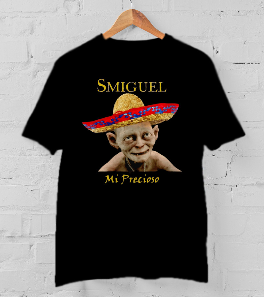 Smiguel Mi Precioso Sombrero Mexico Gollum T-Shirt