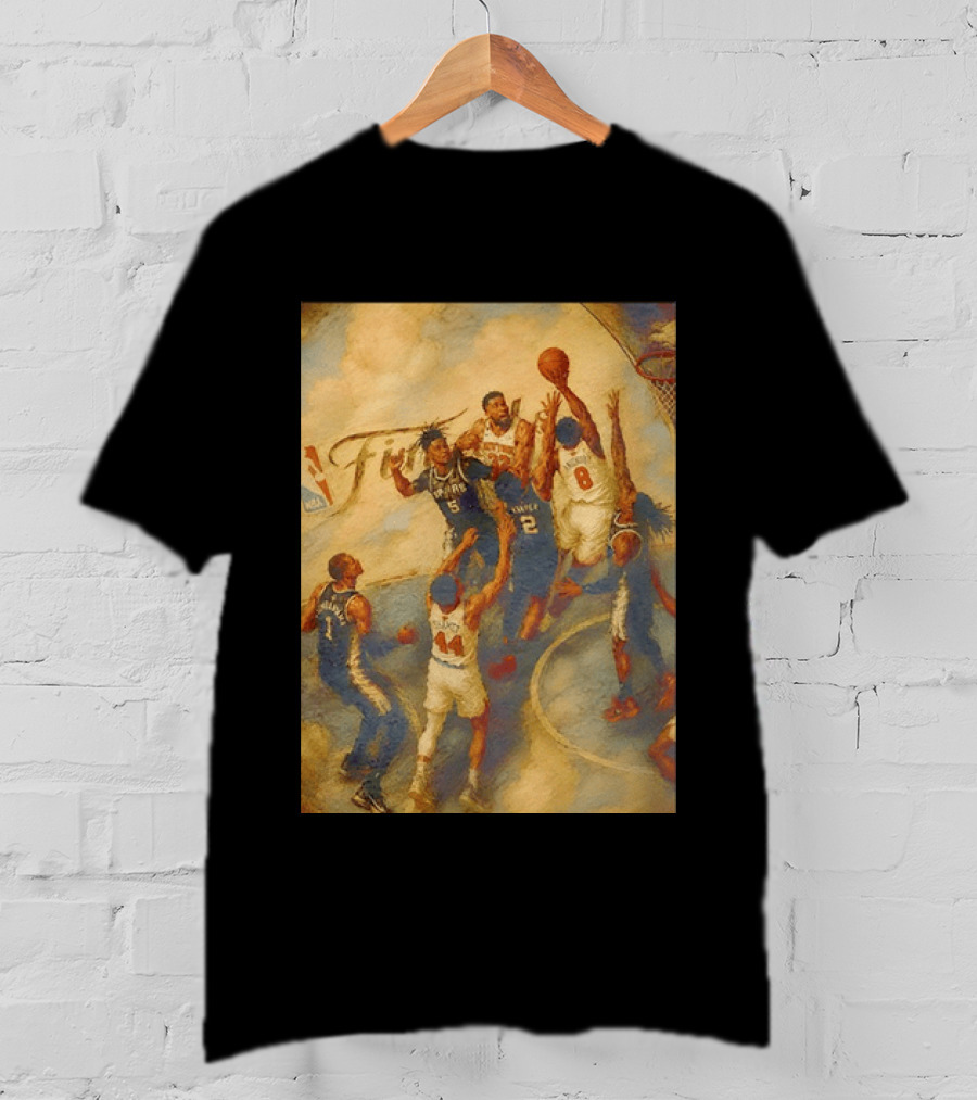 NBA Finals Victor Wembanyama OG Anunoby Tip In New York Knicks Basketball T-Shirt