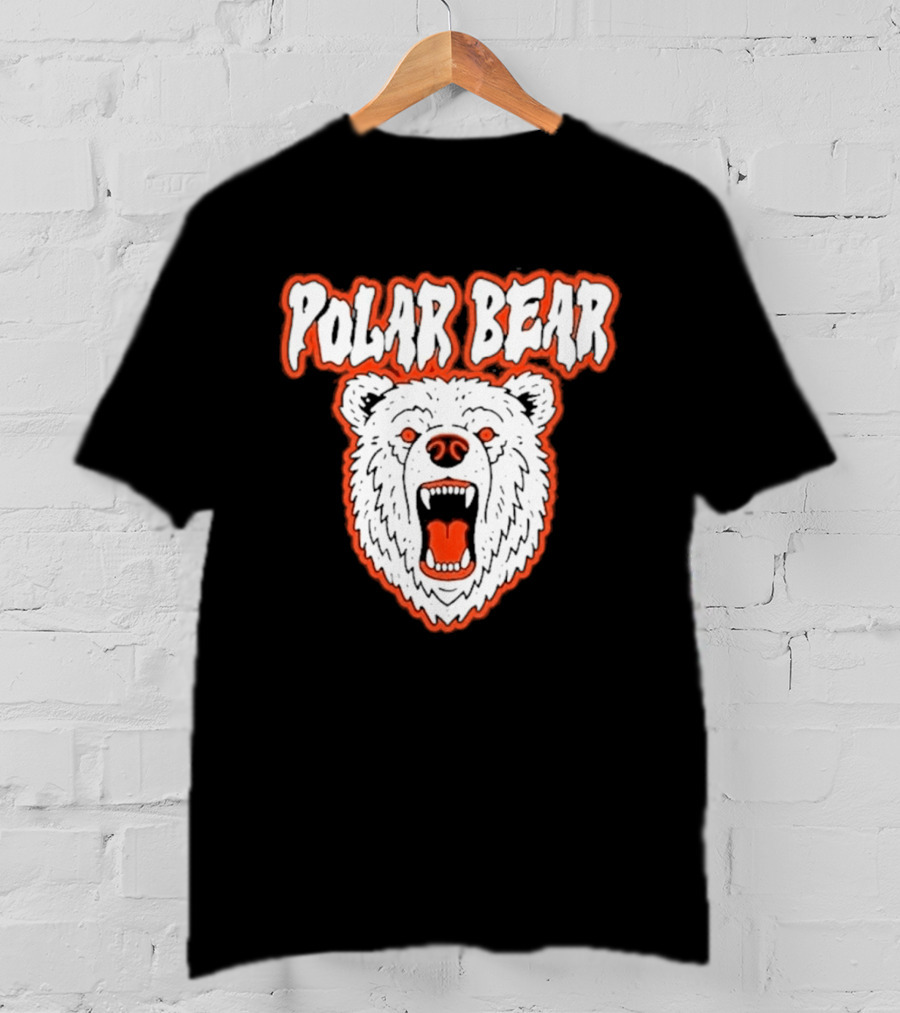 Polar Bear Arctic Wildlife Predator Fierce Expression T-Shirt