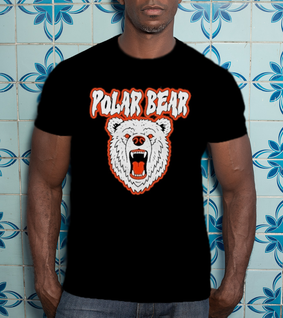Polar Bear Arctic Wildlife Predator Fierce Expression T-Shirt