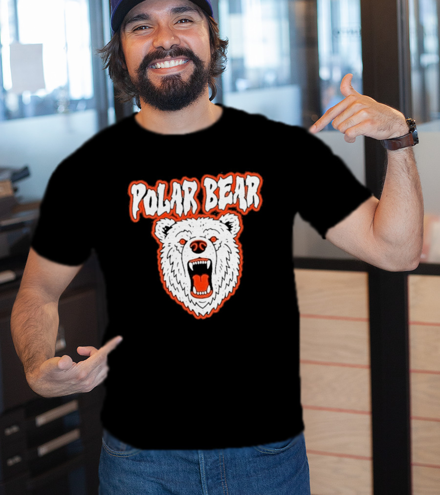 Polar Bear Arctic Wildlife Predator Fierce Expression T-Shirt