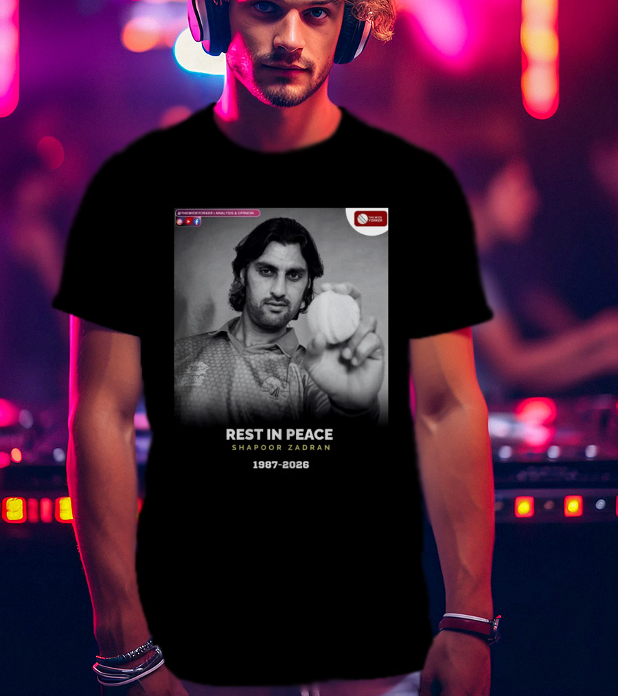 Rest In Peace Shapoor Zadran 1987 2026 T20 World Cup T-Shirt