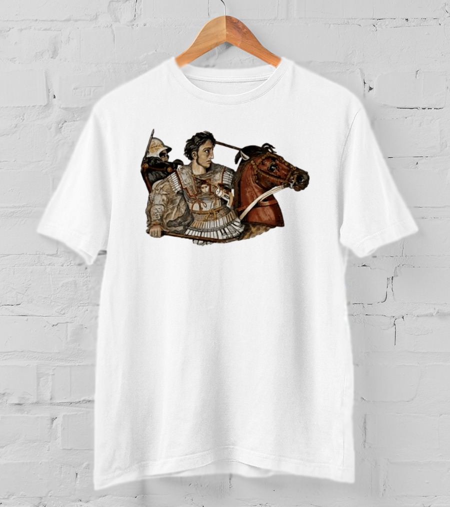 Alexander The Great Battle Of Issus Mosaic Iconic Historical Scene T-Shirt