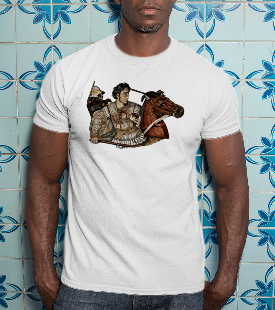 Alexander The Great Battle Of Issus Mosaic Iconic Historical Scene T-Shirt