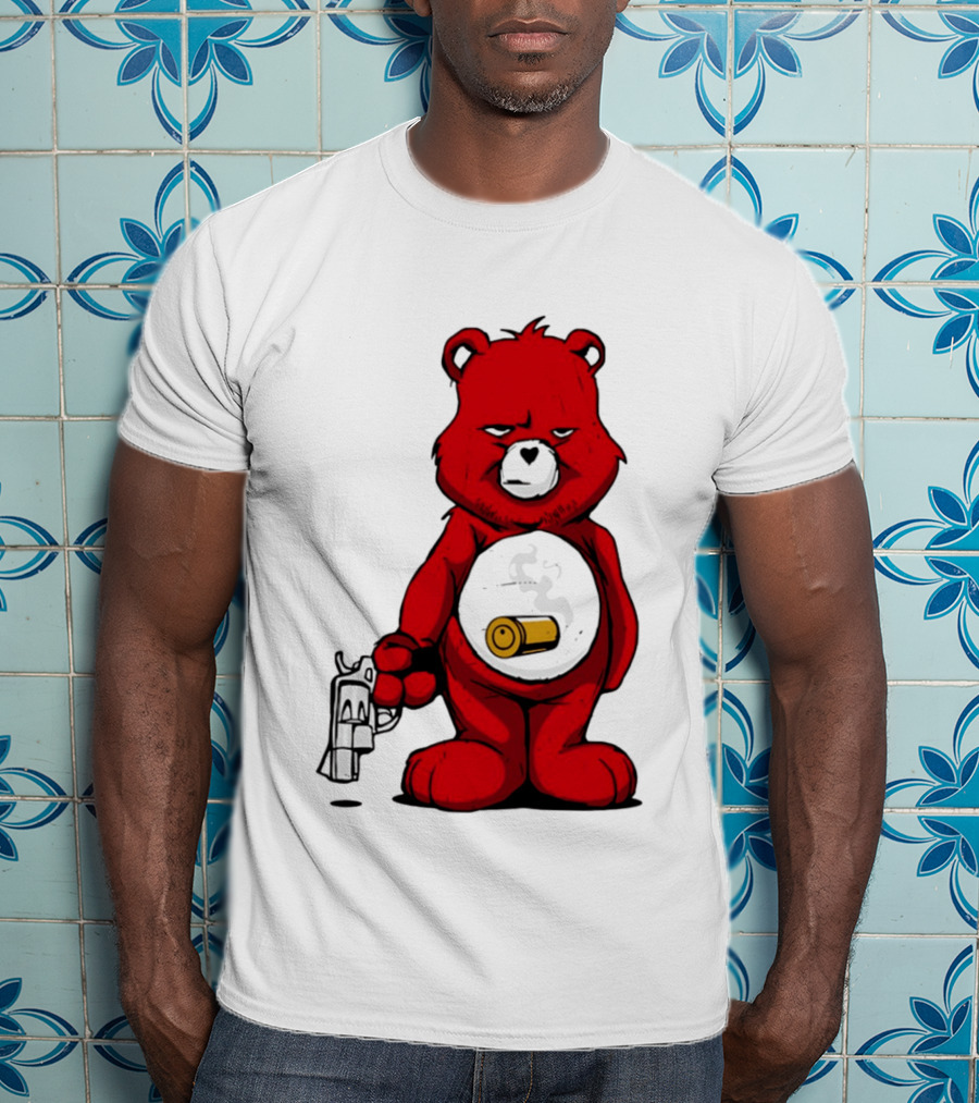 Bang Bear Revolver And Bullet Grunt T-Shirt