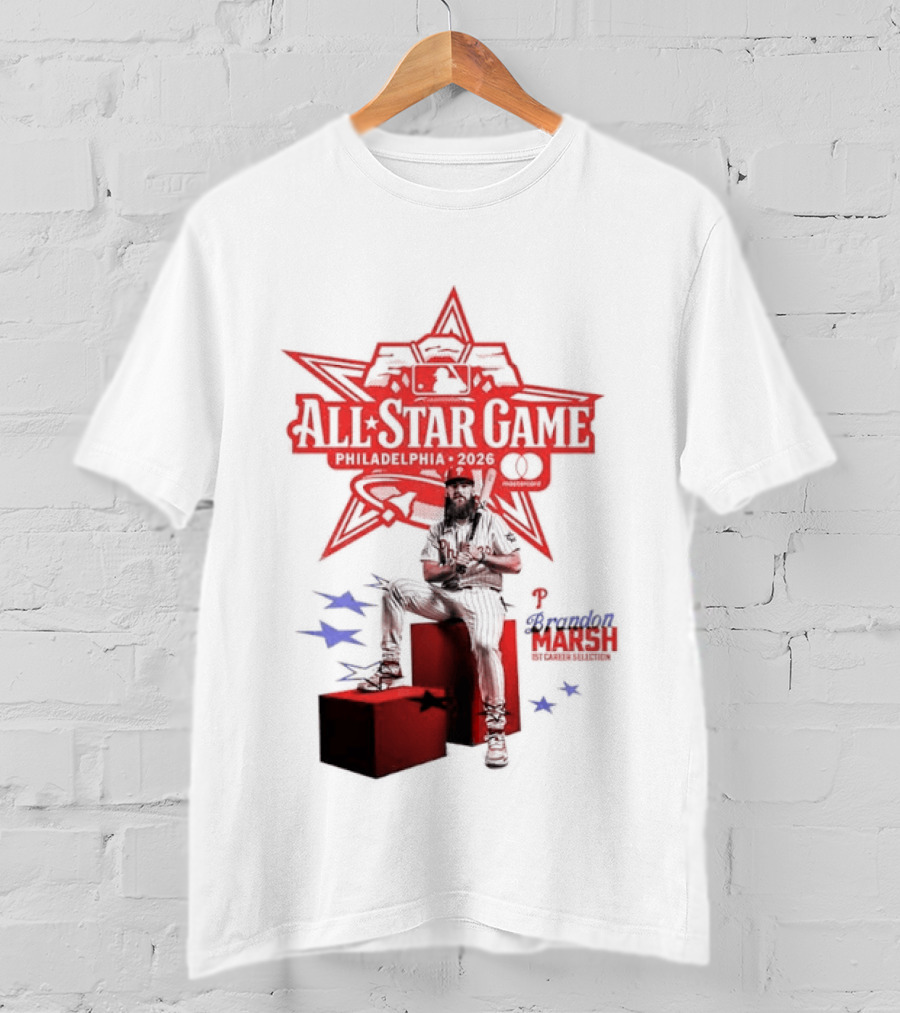 Brandon Marsh Philadelphia Phillies 2026 MLB All Star Game T-Shirt