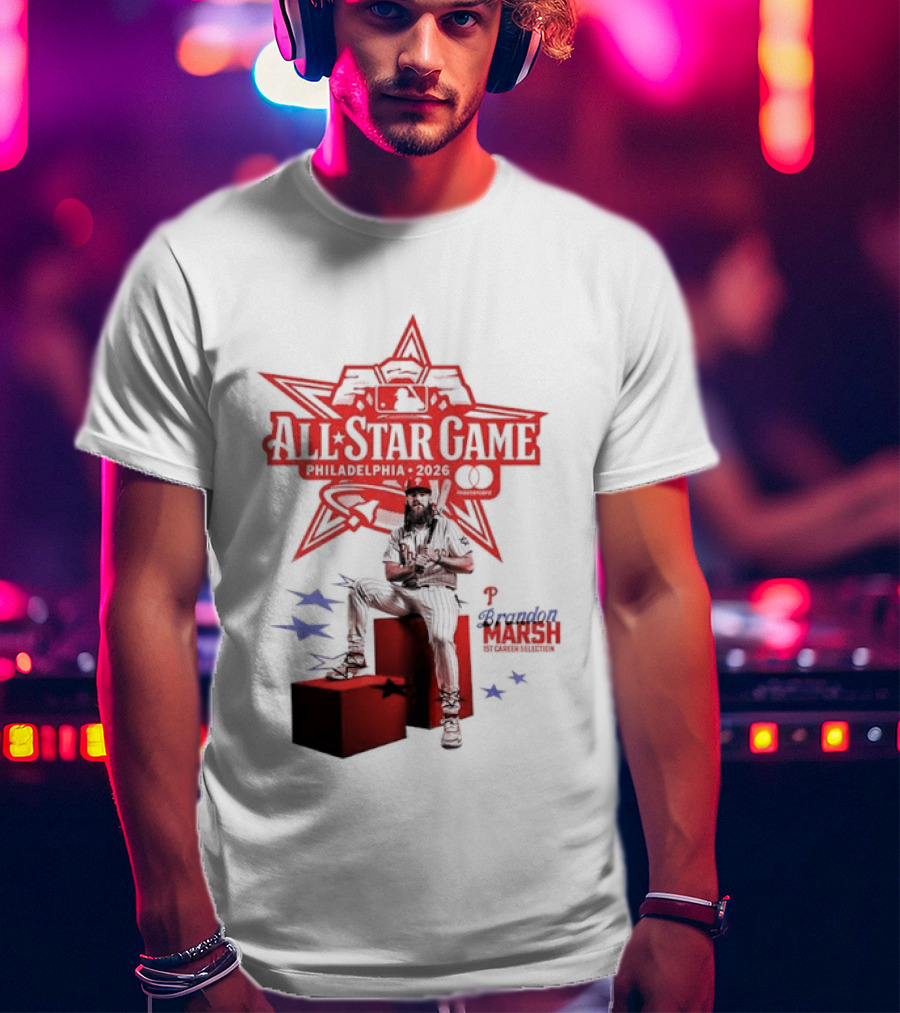 Brandon Marsh Philadelphia Phillies 2026 MLB All Star Game T-Shirt