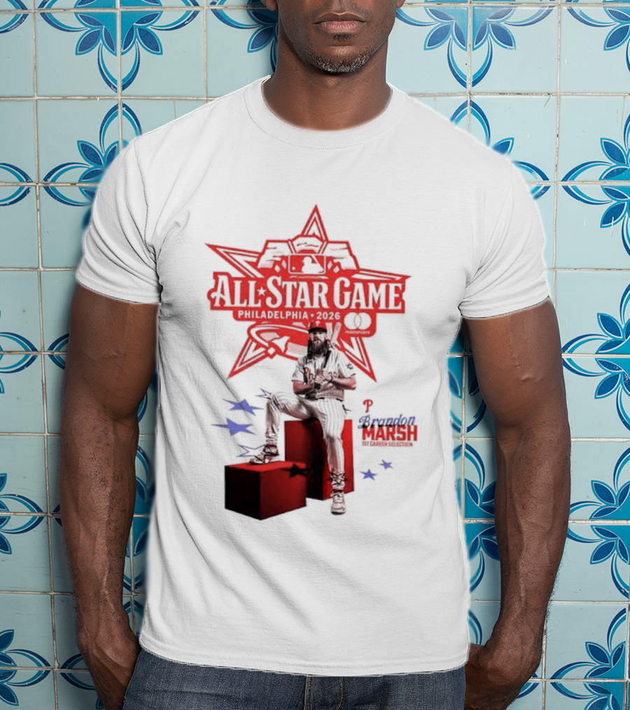 Brandon Marsh Philadelphia Phillies 2026 MLB All Star Game T-Shirt