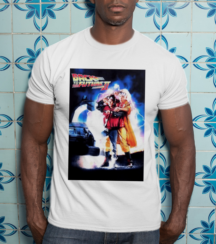 Back To The Future Part II Marty McFly Doc Brown Characters T-Shirt