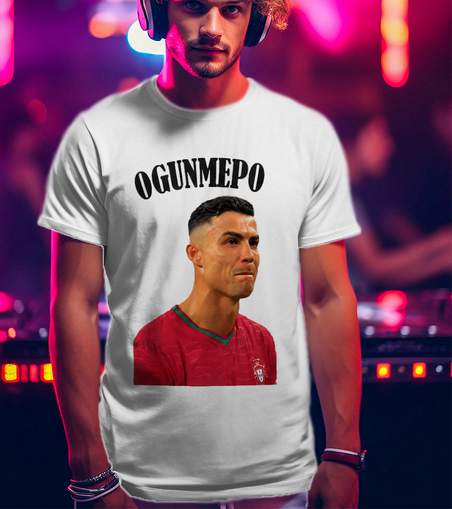 Cristiano Ronaldo Ogunmepon Portugal Soccer Star T-Shirt