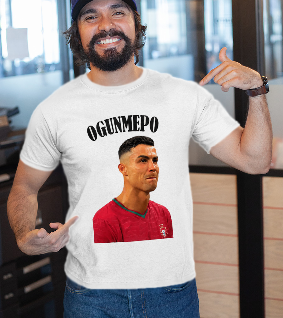Cristiano Ronaldo Ogunmepon Portugal Soccer Star T-Shirt