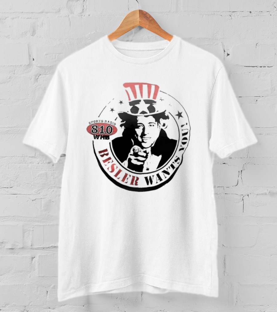 Besler Wants You Sports Radio 810 Uncle Sam Sporting Kansas City T-Shirt