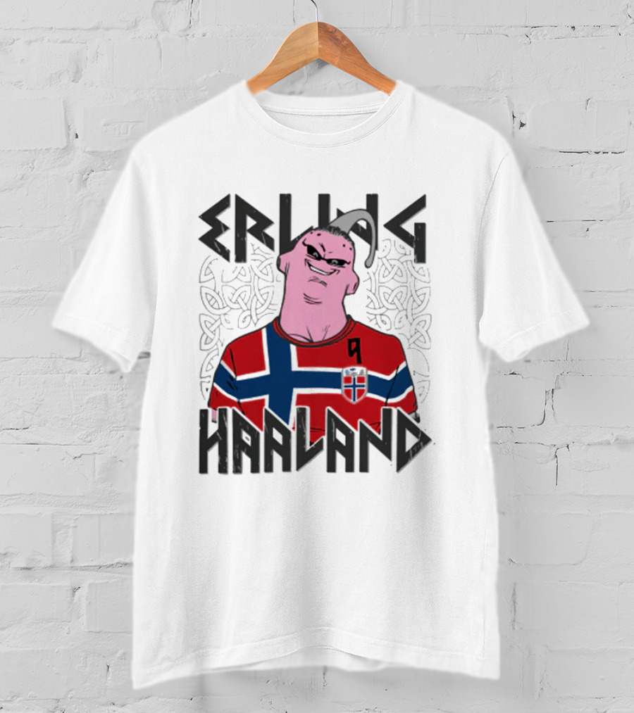 Erling Haaland Buu Norway Football Fusion T-Shirt