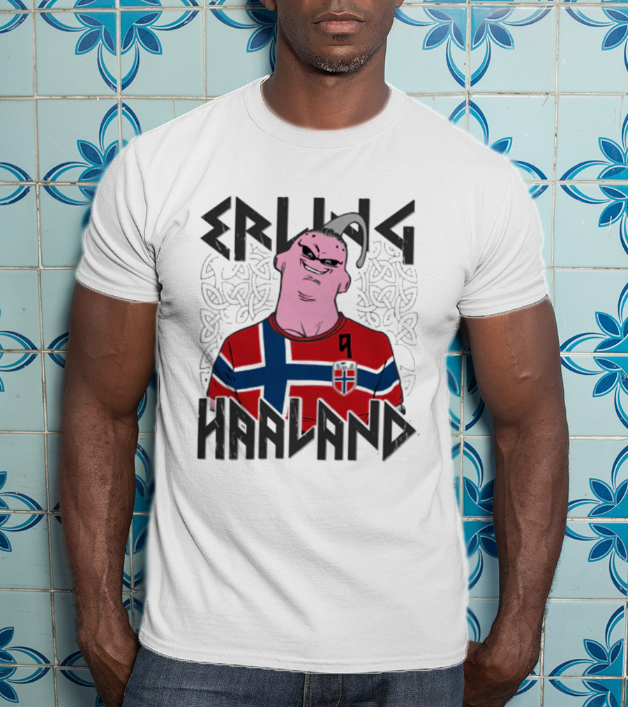 Erling Haaland Buu Norway Football Fusion T-Shirt