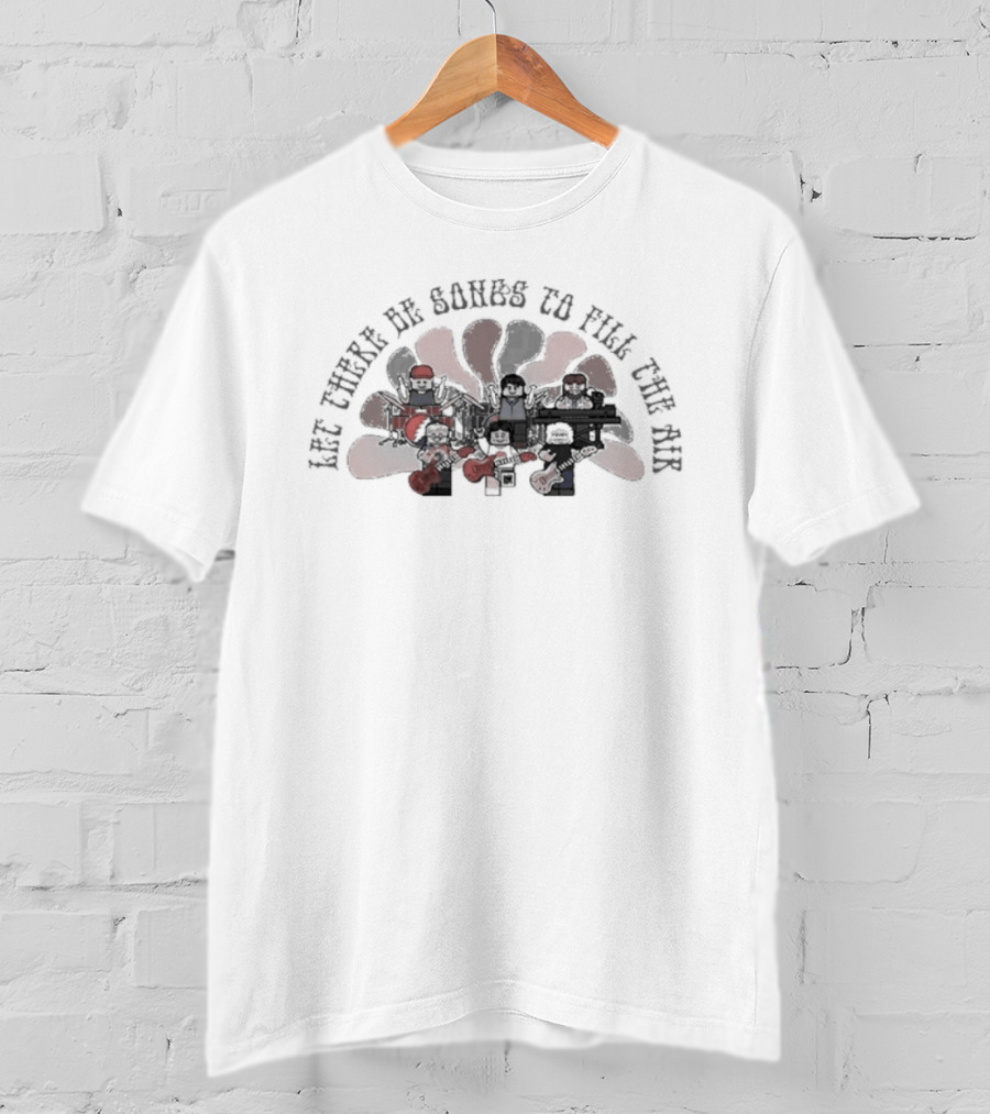 Let There Be Songs To Fill The Air Ripple Grateful Deadheads Lego Band T-Shirt