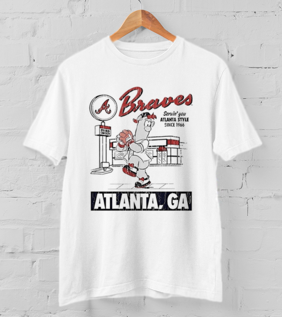 Braves Servin' You Atlanta Since 1966 Baseball Atlanta GA T-Shirt