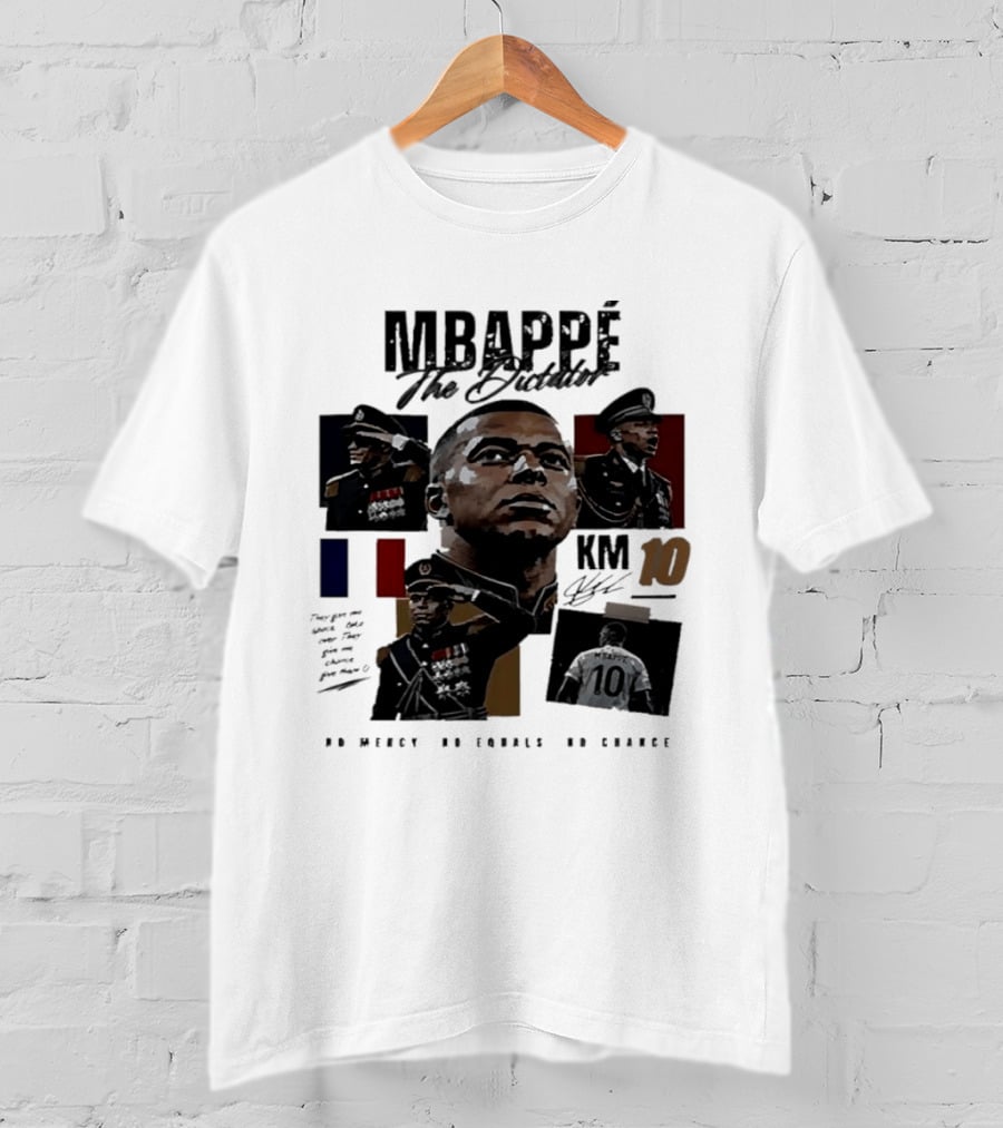 MBAPPÉ The Leader KM 10 No Mercy No Equals No Chance T-Shirt